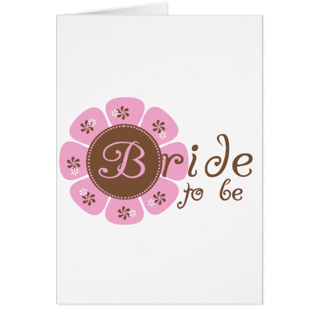 Rosa y novia de la flor de Brown a ser (Frente)