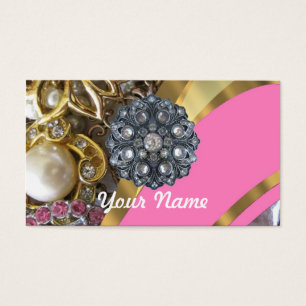 Rosa y oro bling