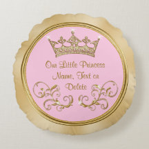 Rosa y Oro: las almohadas Princesa Nuestra