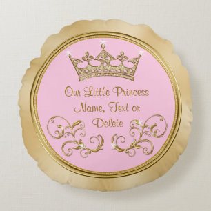 Rosa y Oro: las almohadas Princesa Nuestra