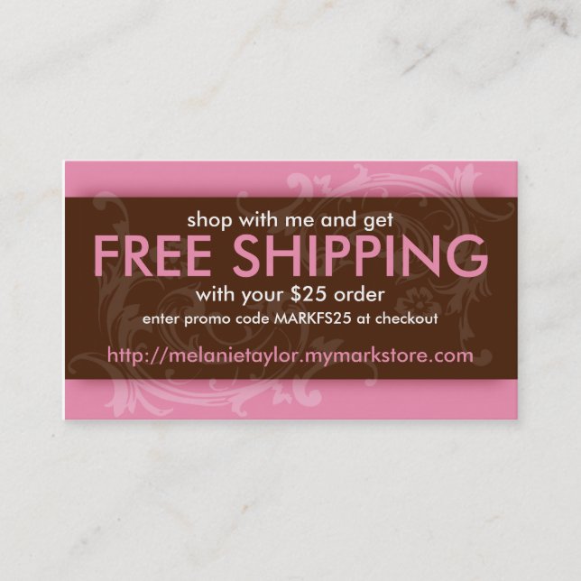 Rosa y tarjeta del promo de Brown (Anverso)