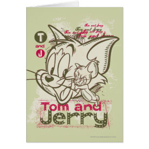 Rosa y verde de Tom y Jerry