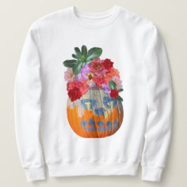 Rosabella Calabaza Floral Suéter de manga larga