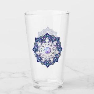 Rosada azul y copo de nieve