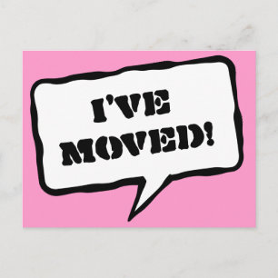 Rosado He movido postales para nueva dirección