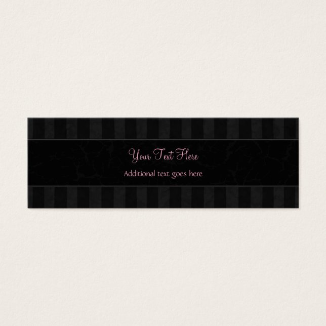 Rosado sobre las avispas florales negras, tiras co (Frente)