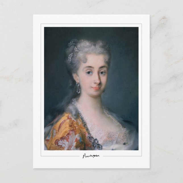 Rosalba Carriera #14 - Postales Bellas Artes (Anverso)