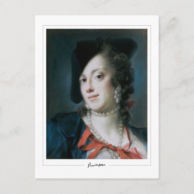 Rosalba Carriera #6 - Postal Bella Artes (Anverso)