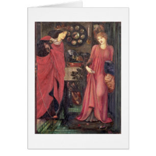 Rosamund justo y reina Eleanor (técnicas mixtas e
