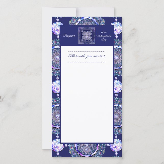 Rosario azul (Anverso)