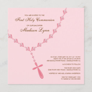 Rosario Rosa Marrón Primera Invitación a la Santa 