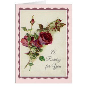 Rosario santo con rezo del rosa rojo