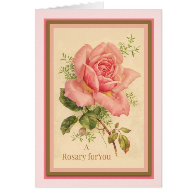 Rosario santo con rezo rosado de los rosas (Frente)