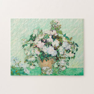 "ROSAS" 1889 VINCENT VAN GOGH ART JIGSAW PUZZLE
