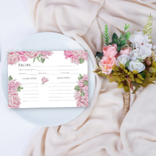 Rosas acuarela - receta para baby shower nupcial