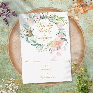 Rosas acuáticos Greenery Floral RSVP
