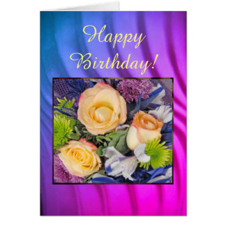 Rosas amarillas 2 - Tarjeta de cumpleaños