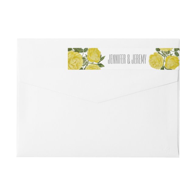 Rosas amarillos del vintage (Reverso)