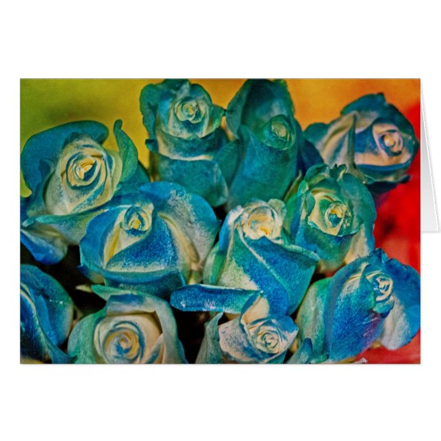 Rosas azules para mi esposa (Anverso (Horizontal))
