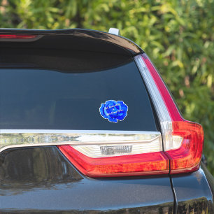 Rosas azules Pegatinas Rosa romántico Boda Decal