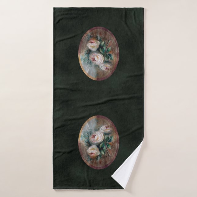 Rosas Blancas (Toalla de baño)
