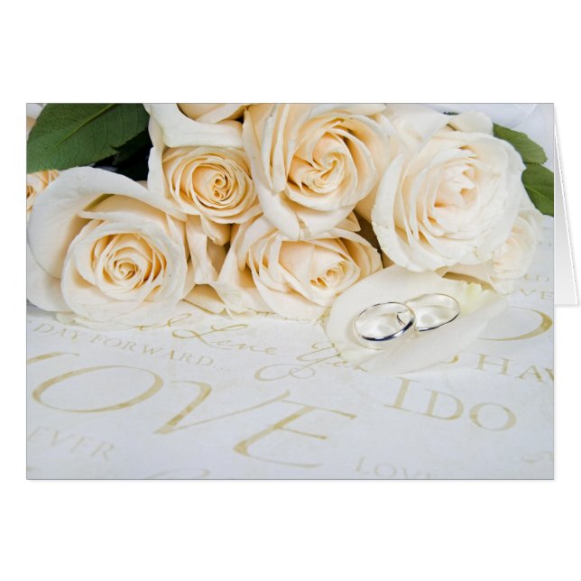 rosas blancas y anillos bodas (Anverso (Horizontal))