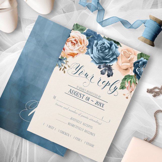 Rosas Boda azul/mate RSVP ID584 (Subido por el creador)