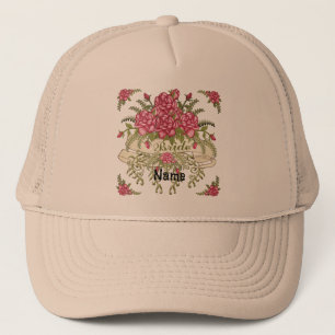 Rosas boda gorra