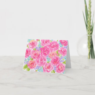 Rosas bodas Gracias Tarjeta De Saludo
