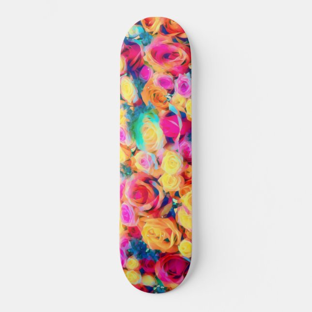 Rosas Bouquet Skateboard (Anverso)