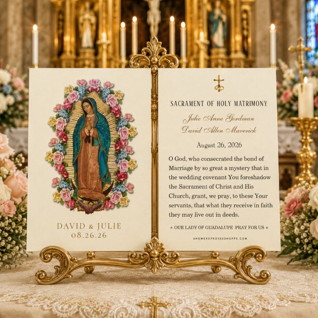 Rosas Católicas de Guadalupe Oración de Boda  (Subido por el creador)