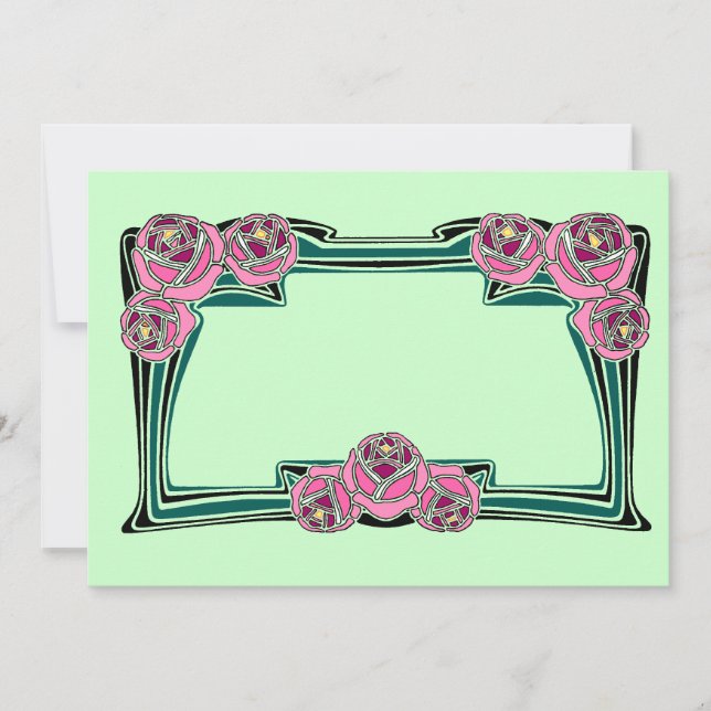 Rosas de Art Nouveau (Anverso)
