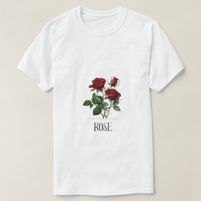 rosas de camisetas como tú (Diseño del anverso)