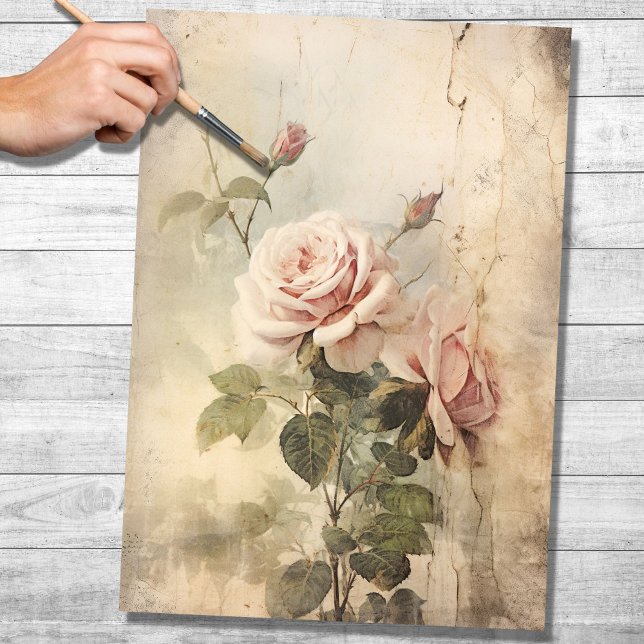 Rosas de cosecha 2 Papel de descomposición (Subido por el creador)
