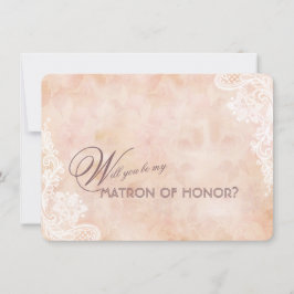 Rosas de encaje Boda de papel viejo Matron de hono