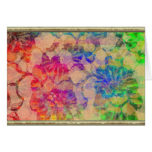 Rosas de encaje fluorescente