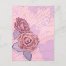 Rosas de época, postal