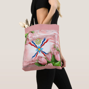 Rosas de la Bolsa de Asiria Tote