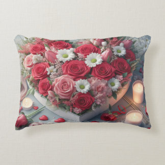 "Rosas de la elegancia de almohada - Belleza flora