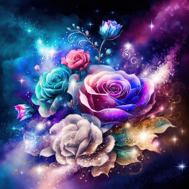 Rosas de la galaxia espacial rompecabezas
