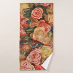 Rosas de la impresionante toalla de pintura de Ren