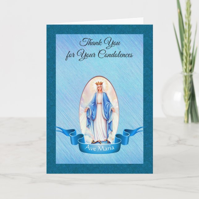 Rosas de la Virgen María Tarjetas Católicas de Con (Anverso)