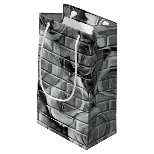 Rosas de ladrillo 15 Bolsa de regalo blanco-pequeñ (Angulo reverso)