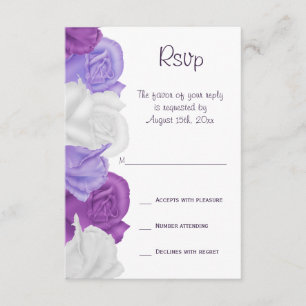 Rosas de moda Heirloom Boda RSVP