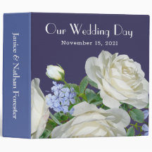 Rosas de nuestro Día de la Boda Verde Álbum de la