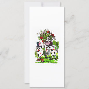 Rosas de pintura en rojo - Invitación / RSVP