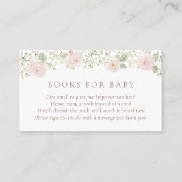 Rosas de Rubor Baby Breath Books para la tarjeta d