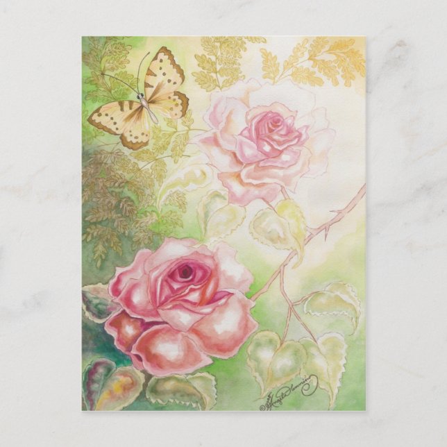 Rosas De Tarjetas De Arte De Elysium (Anverso)