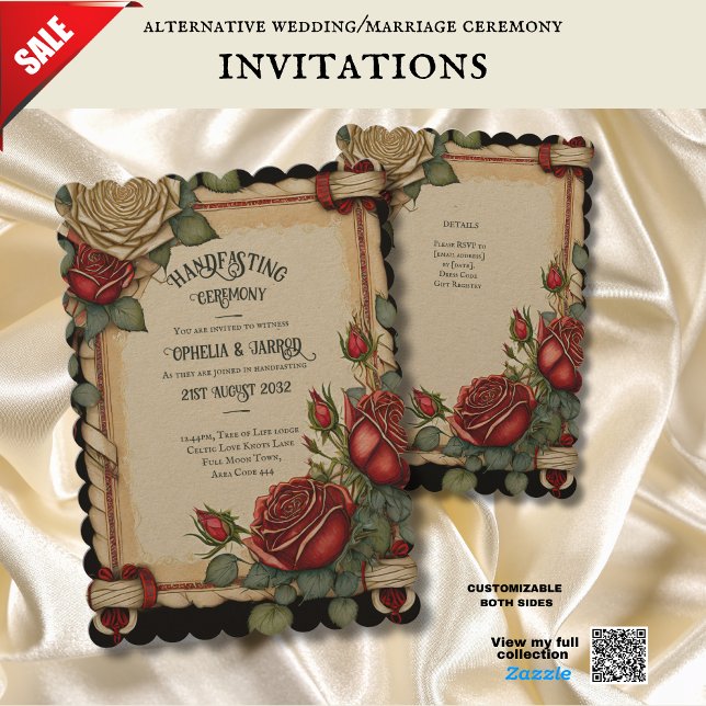 ROSAS DE TARTÁN INVITACIONES DE CEREMONIA DE MANIP (Subido por el creador)
