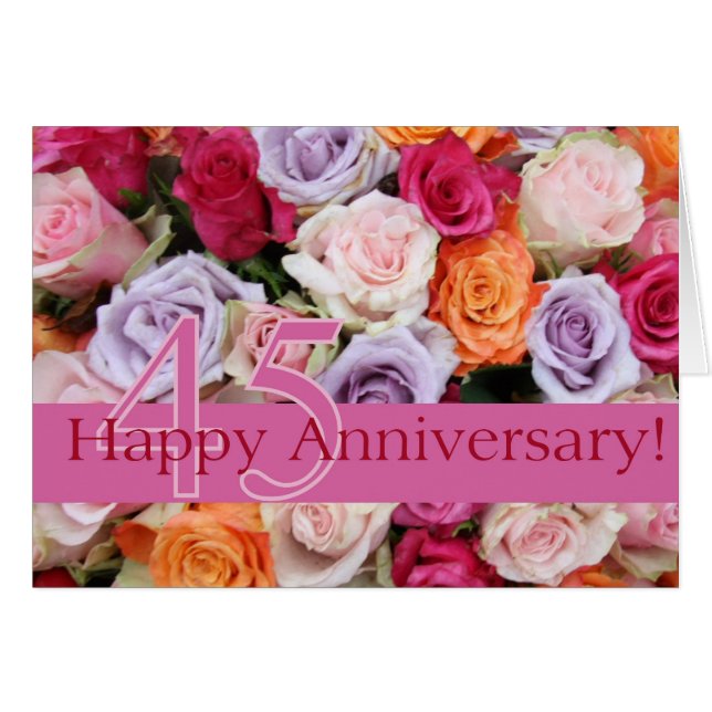 Rosas del 45° Aniversario (Anverso (Horizontal))